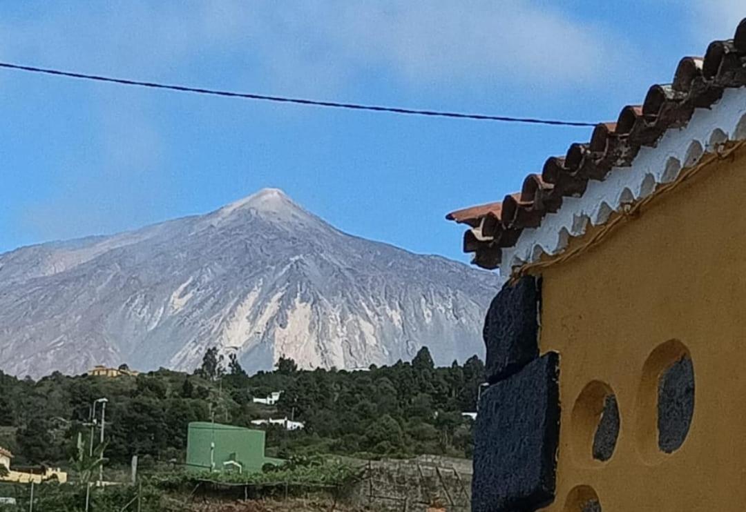 Tradicional Casa Canaria Con Piscina Y Vistas Al Teide Icod De Los Vinos Bagian luar foto