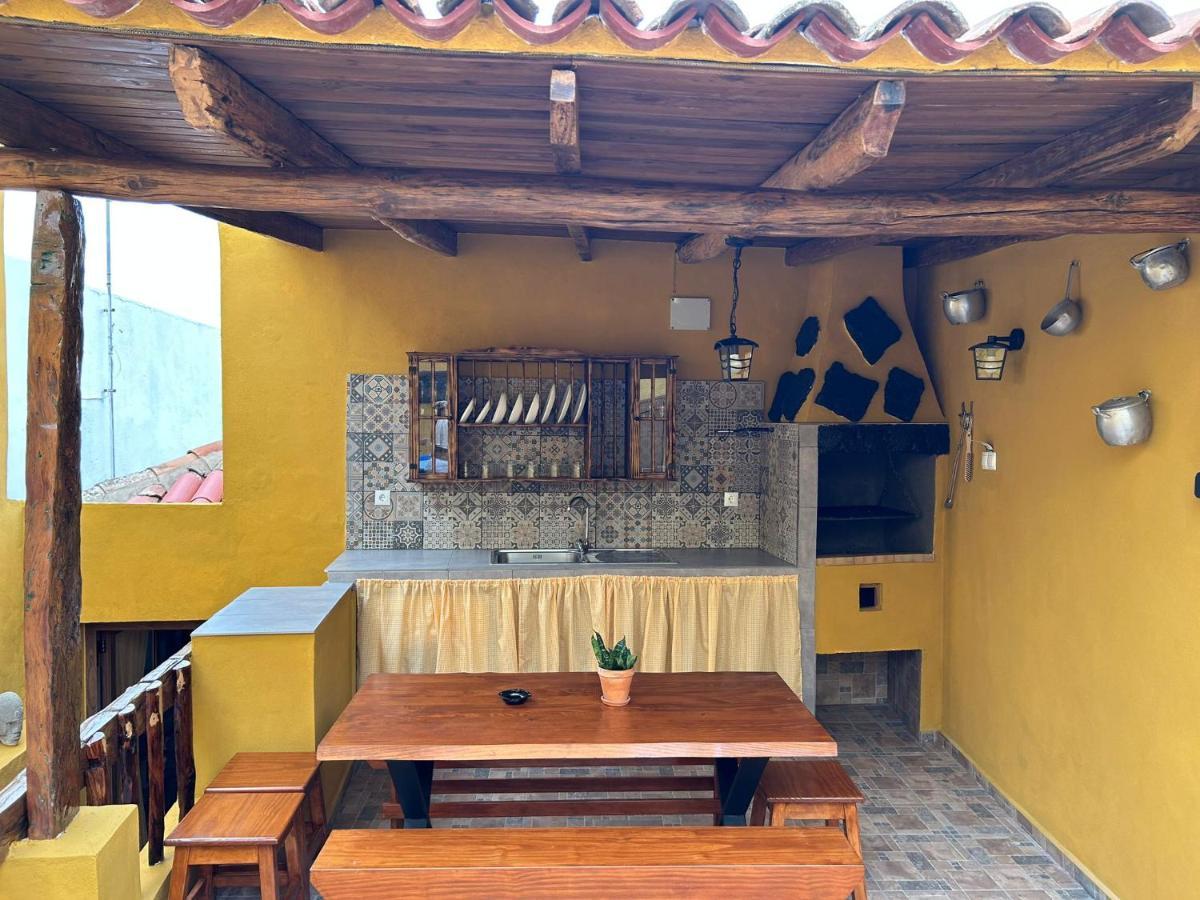 Tradicional Casa Canaria Con Piscina Y Vistas Al Teide Icod De Los Vinos Bagian luar foto
