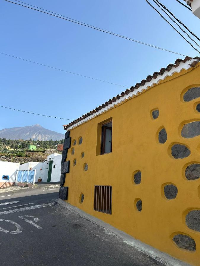 Tradicional Casa Canaria Con Piscina Y Vistas Al Teide Icod De Los Vinos Bagian luar foto