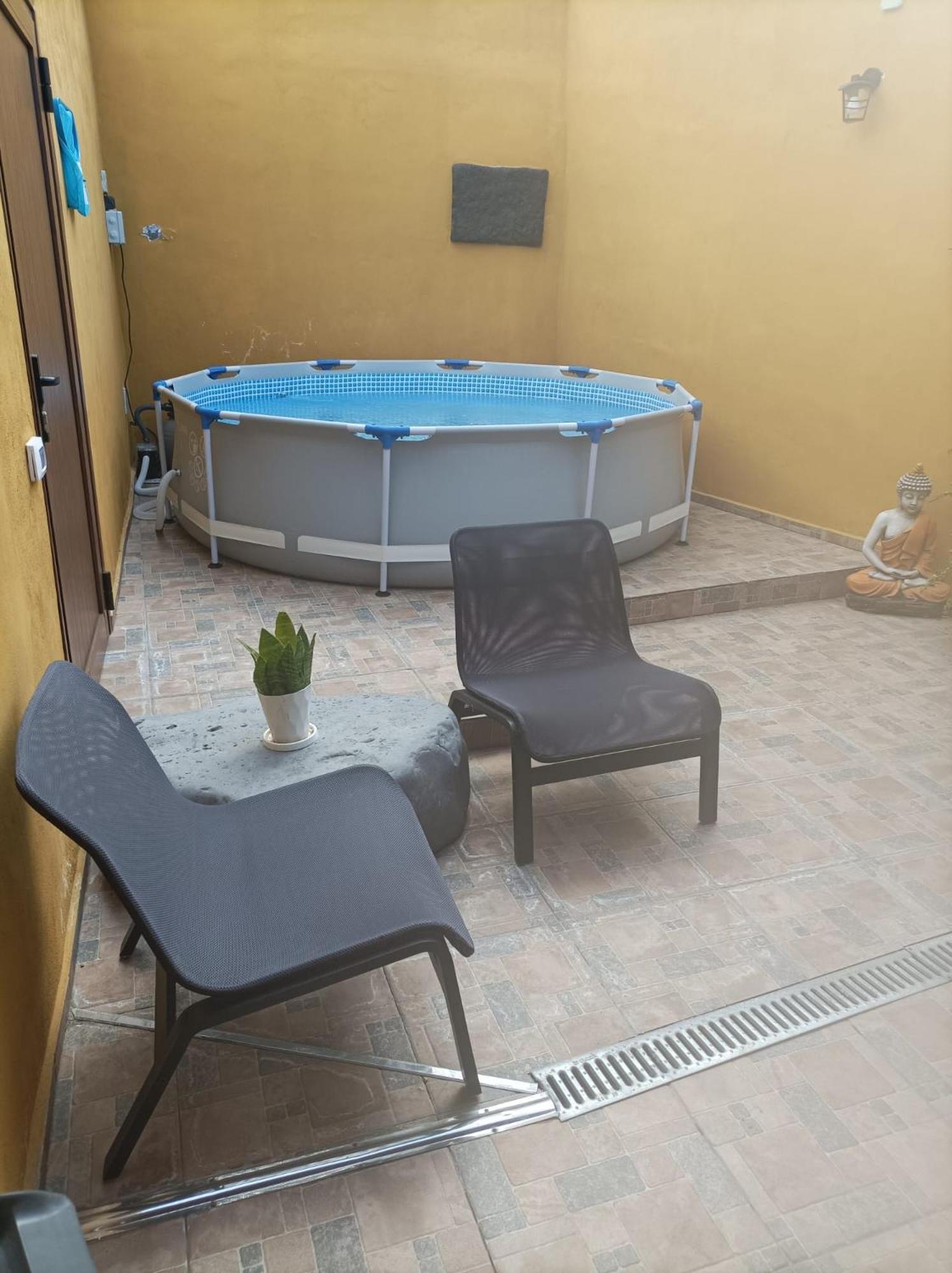 Tradicional Casa Canaria Con Piscina Y Vistas Al Teide Icod De Los Vinos Bagian luar foto